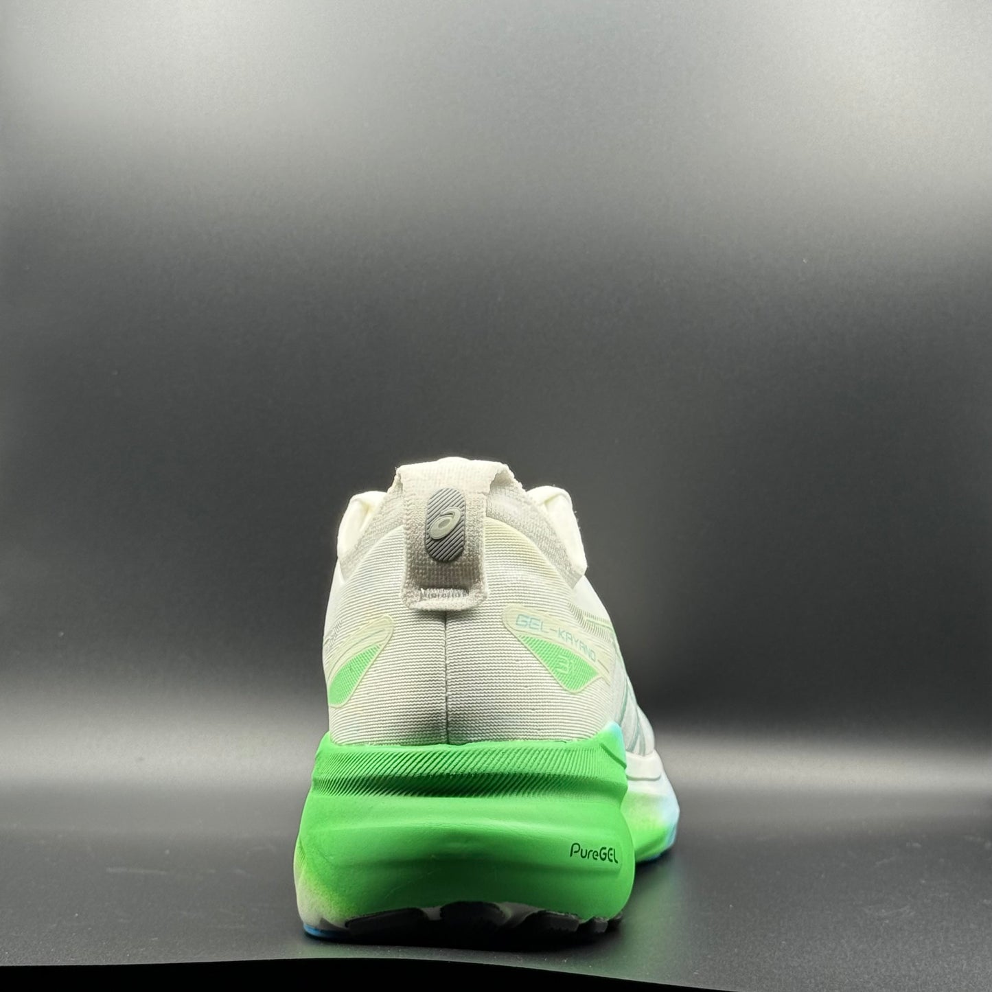 ASICS Gel-Kayano 31 Running Shoes | White & Green Stability Sneakers