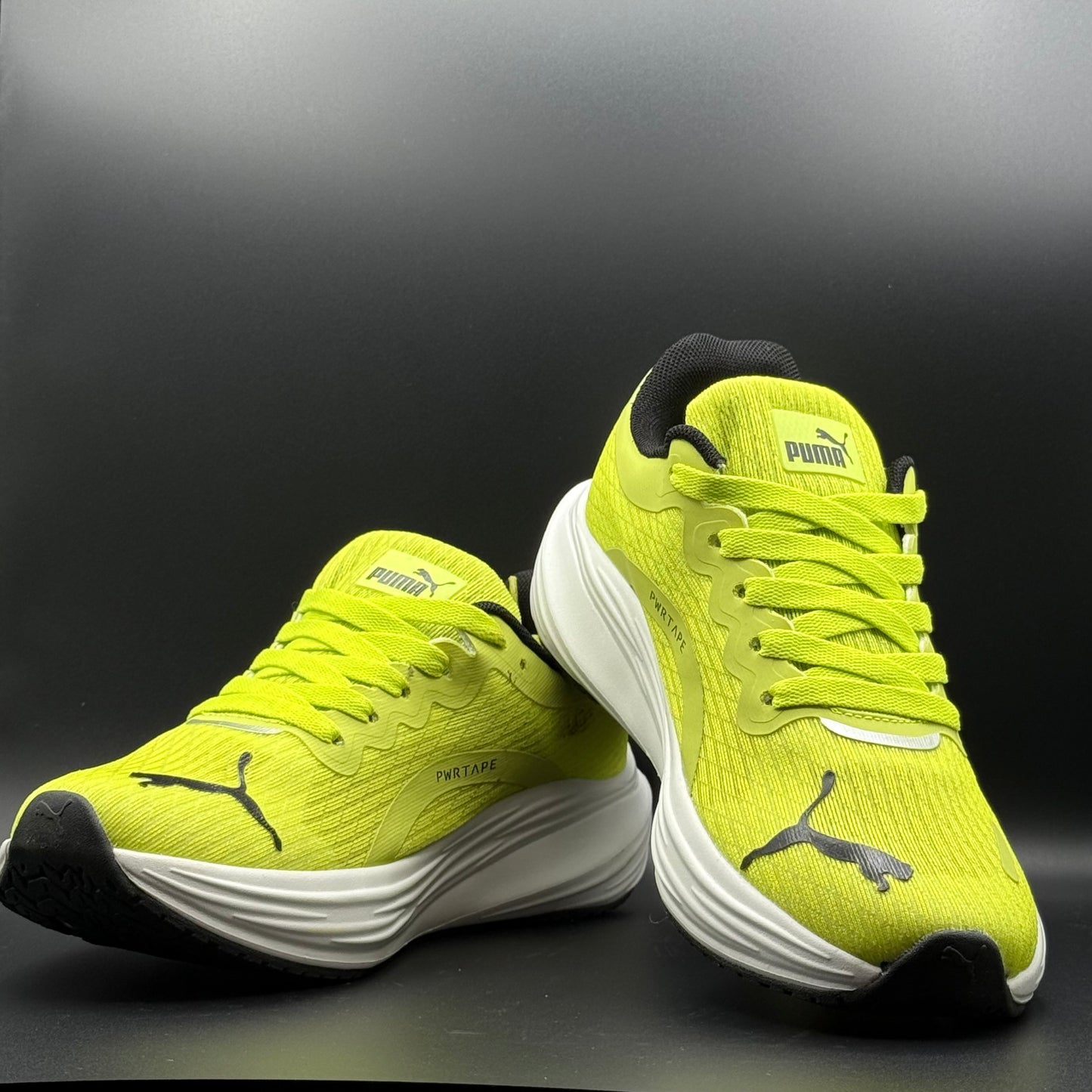 PUMA Deviate NITRO Running Shoes | Yellow NITROFOAM Sneakers