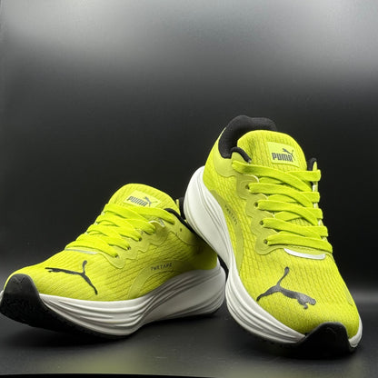 PUMA Deviate NITRO Running Shoes | Yellow NITROFOAM Sneakers