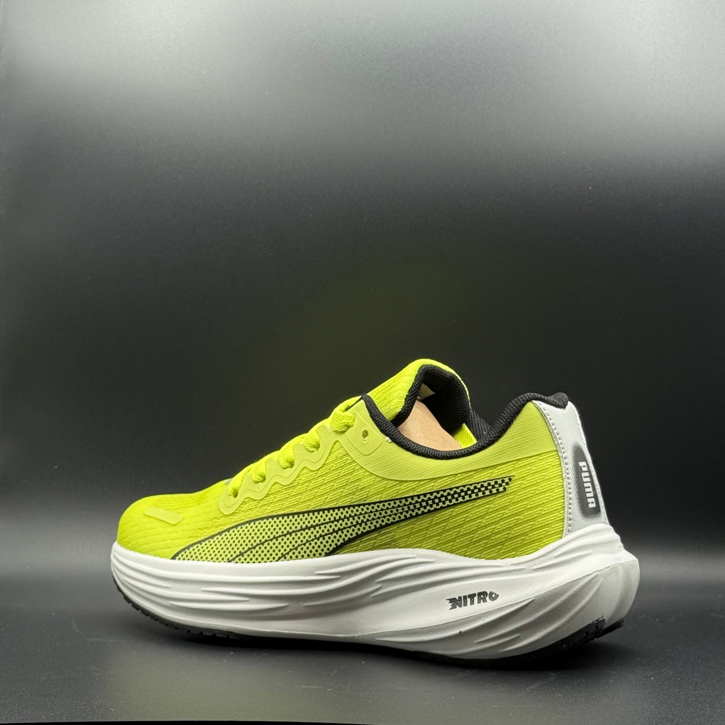 PUMA Deviate NITRO Running Shoes | Yellow NITROFOAM Sneakers