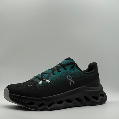 On Cloudsurfer Trail 2 Running Shoes | Black & Teal Trail Sneakers